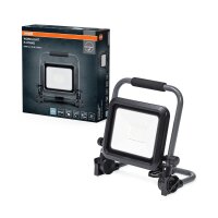 LED Strahler schwenkbar Schwarz Alu 6500K IP54 OSRAM