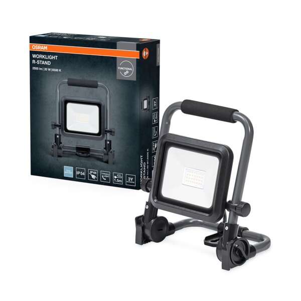 LED Arbeitsleuchte verstellbar Alu 6500K IP54 OSRAM