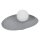 Tischleuchte Beton Glas blendarm G9 H:13,5 cm OSRAM
