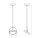 LED Pendelleuchte verstellbar 3000 K Ø23 cm OSRAM