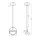 LED Pendelleuchte verstellbar 3000 K Ø23 cm OSRAM