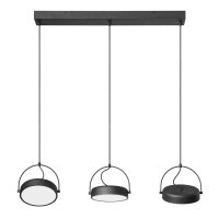 LED Hängelampe verstellbar Stahl 3000 K L:108 cm OSRAM