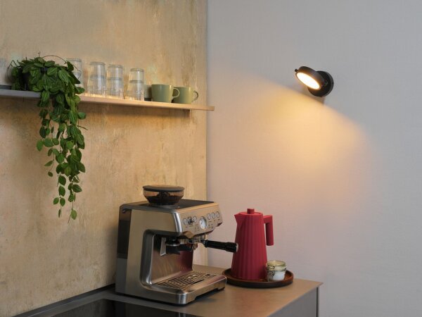 LED Wandlampe schwenkbar Stahl 3000 K B:15 cm OSRAM