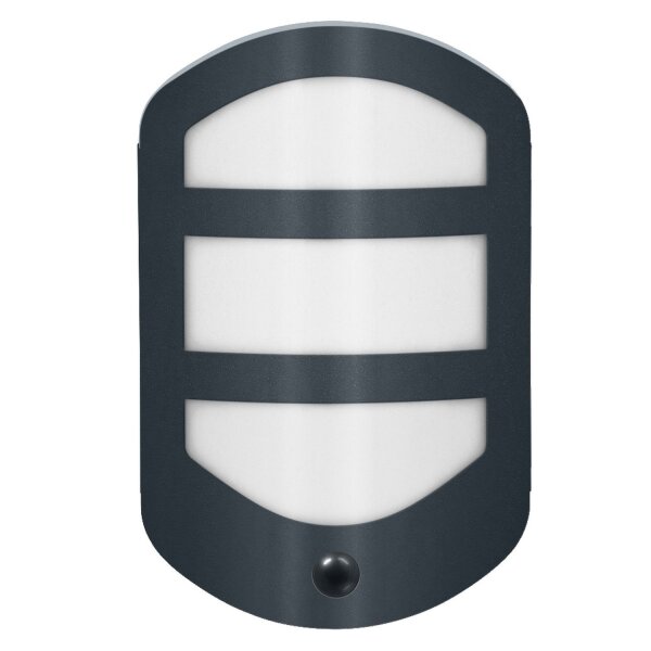 LED Wandleuchte Sensor Dunkelgrau 3000 K IP44 OSRAM