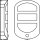 LED Wandleuchte Sensor Dunkelgrau 3000 K IP44 OSRAM