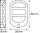 LED Wandleuchte Sensor Dunkelgrau 3000 K IP44 OSRAM