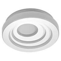 LED Deckenlampe Metall Weiß 3000K rund...