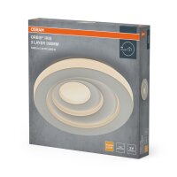 LED Deckenleuchte Weiß Metall 3000 K Ø39 cm...