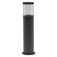 Wegeleuchte Dunkelgrau Edelstahl IP44 E27 H:49 cm OSRAM