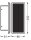 LED Wandlampe Dunkelgrau Alu 3000 K IP54 H:20 cm OSRAM