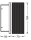 LED Wandleuchte Dunkelgrau Alu 3000 K IP54 OSRAM