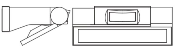 LED Akku Wandpot Sensor schwenkbar 3000K IP44 OSRAM