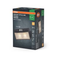 LED Akku Wandpot Sensor schwenkbar 3000K IP44 OSRAM
