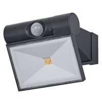 LED Akku Wandspot Metall Sensor schwenkbar 3000K IP44