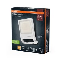 LED Außenstrahler Weiß Alu Glas 3000K IP65...