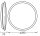 LED Deckenleuchte Sensor Metall Weiß 3000K B:29cm OSRAM