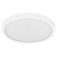 Runde LED Deckenleuchte Weiß Metall 3000K B:40cm OSRAM