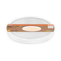 Runde LED Deckenleuchte Weiß Metall 3000K B:40cm OSRAM
