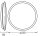 LED Deckenleuchte Sensor Weiß Metall 3000K B:23cm OSRAM