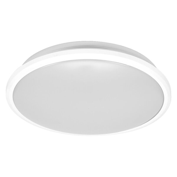 LED Deckenleuchte Sensor Weiß Metall 3000K Ø38 cm OSRAM