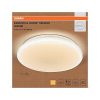 LED Deckenleuchte Sensor Weiß Metall 3000K...