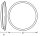 LED Deckenleuchte Sensor Weiß Metall 3000K Ø38 cm OSRAM