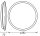 LED Deckenleuchte Sensor Weiß Metall 3000K Ø38 cm OSRAM