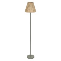 Stehleuchte Grün Bast E27 160 cm modern OSRAM