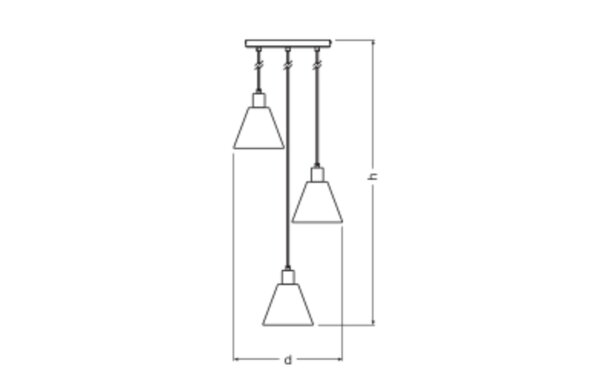 Hängelampe Grün Bast E27 Ø43 cm modern Design OSRAM
