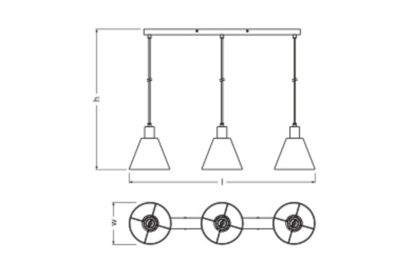 Pendelleuchte Grün Bast E27 L:84,5 cm modern OSRAM