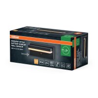LED Akku Wandleuchte Sensor Alu 3000 K IP54 OSRAM