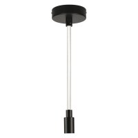 Deckenlampe verstellbar Schwarz Stahl E27 Ø14 cm...