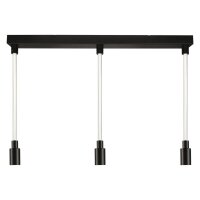 Deckenleuchte verstellbar Stahl Schwarz E27 OSRAM