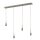 Pendelleuchte Beige Stahl E27 L:95 cm modern OSRAM