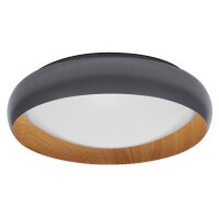 LED Deckenlampe Click-DIM Grau Metall 3000K &Oslash;43cm...