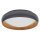 LED Deckenlampe Click-DIM Grau Metall 3000K Ø43cm OSRAM