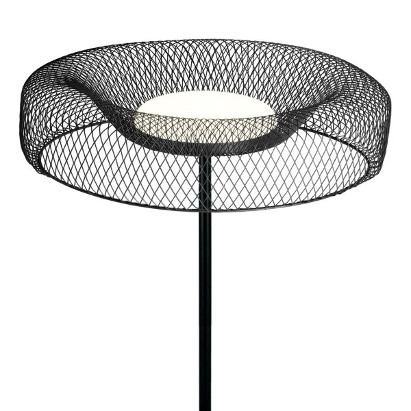 LED Stehleuchte Schwarz Metall 3000 K H:161 cm OSRAM