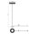 LED Stehleuchte Schwarz Metall 3000 K H:161 cm OSRAM