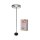 LED Stehleuchte Schwarz Metall 3000 K H:161 cm OSRAM