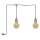 Pendelleuchte Grau Silikon IP44 E27 L:600 cm OSRAM