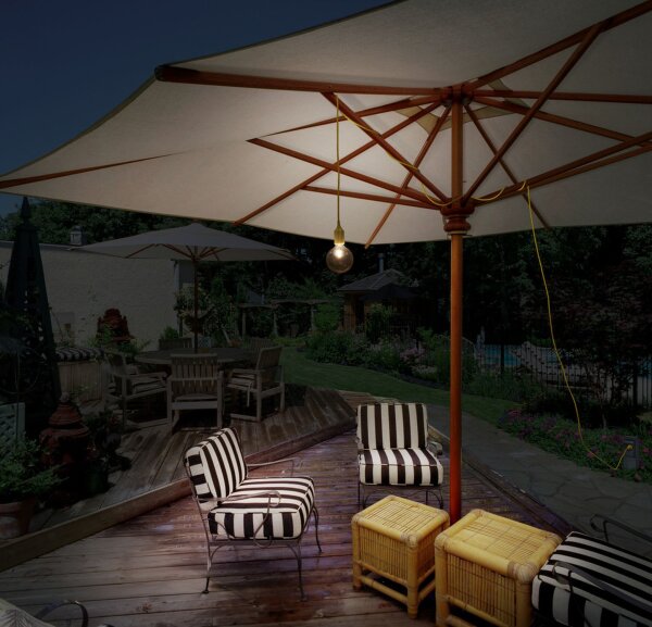 Pendelleuchte Grün Silikon IP44 E27 L:500 cm OSRAM