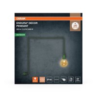 Pendelleuchte Grün Silikon IP44 E27 L:500 cm OSRAM