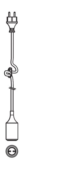 Pendelleuchte Braun Silikon IP44 E27 L:500 cm OSRAM