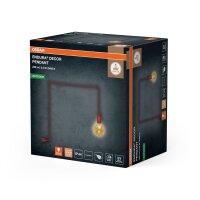 Pendelleuchte Braun Silikon IP44 E27 L:500 cm OSRAM