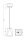 Hängelampe Beige Terrazzo E27 Ø15 cm wohnlich OSRAM