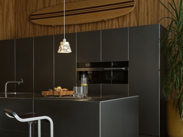 Pendelleuchte Beige Terrazzo blendarm E14 Ø14 cm OSRAM