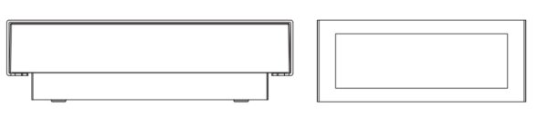 LED Wandleuchte Alu 3000 K IP54 B:26,7 cm OSRAM