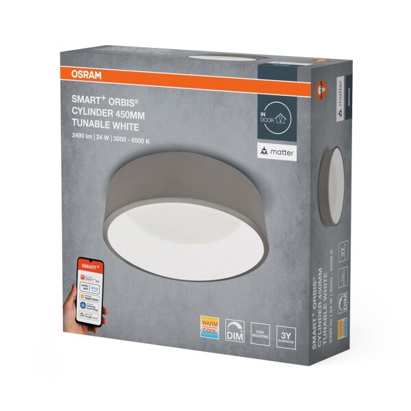 LED Deckenleuchte dimmbar Smart+ TW 3000-6500K OSRAM