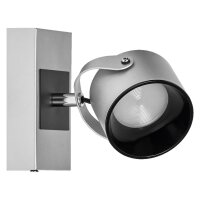 LED Wandspot schwenkbar Silber Stahl 3000 K OSRAM