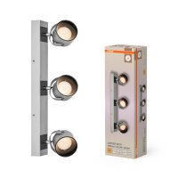 LED Deckenstrahler verstellbar Stahl 3000 K OSRAM